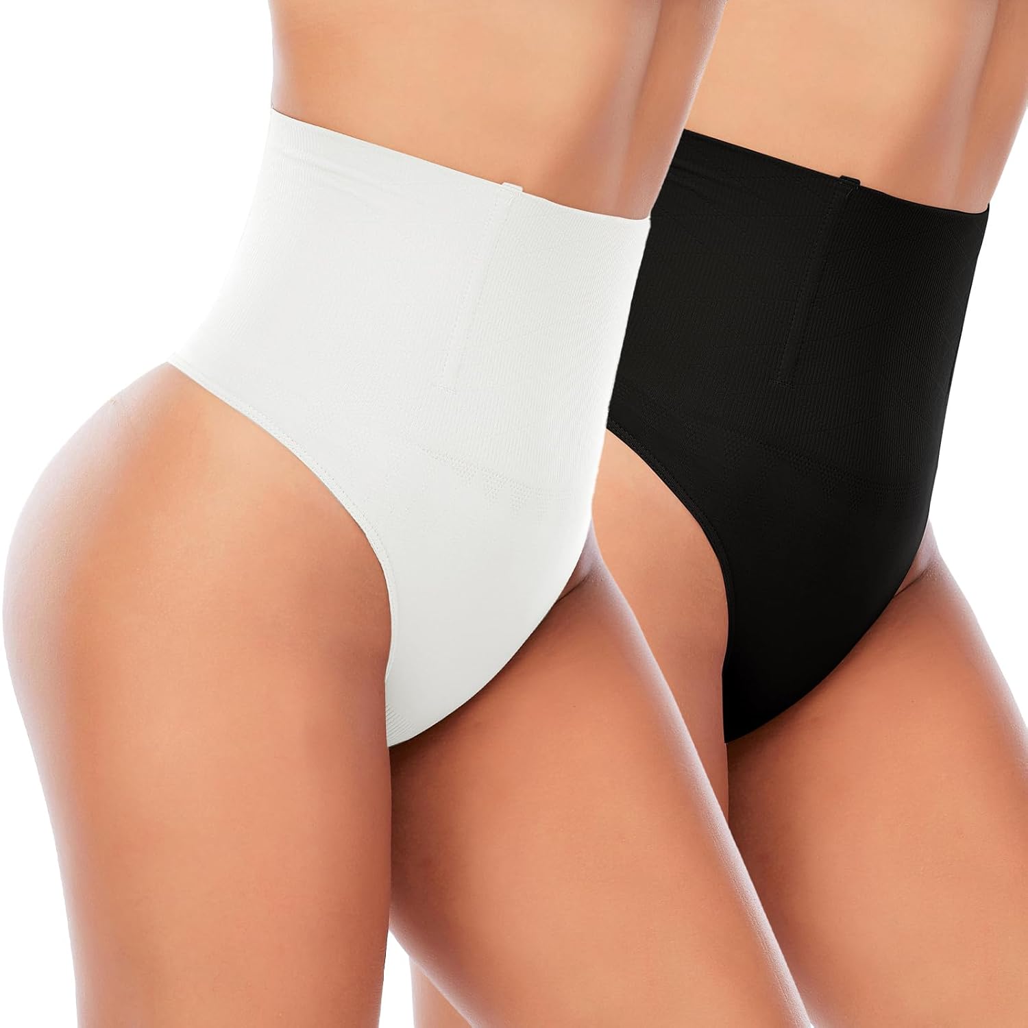 Womens Thong Shapewear Mid to High Waisted Shaper Thong WN0017